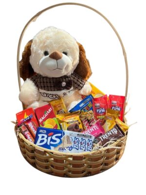 Cesta de Chocolates e Presentes