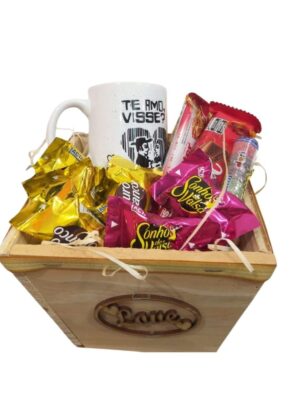 Cesta de Chocolates Com Caneca